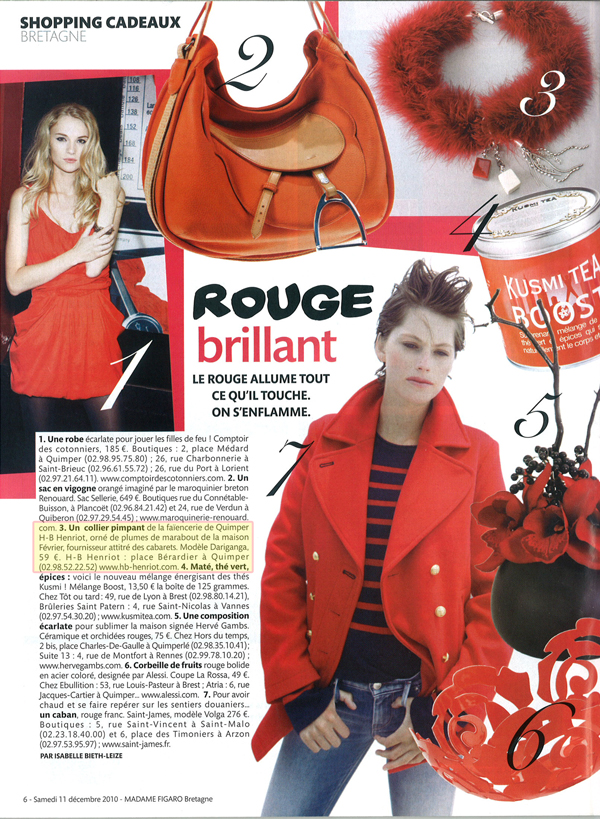 Madame Figaro - 11 d&eacute;cembre 2010